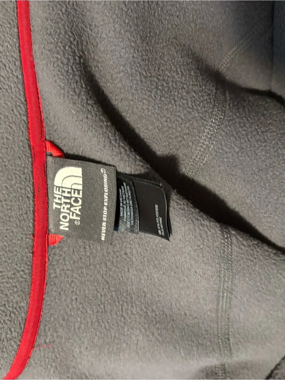 The North Face Full Zip Hiking Performance Fleece Mens XL Jacket TKA Stealth